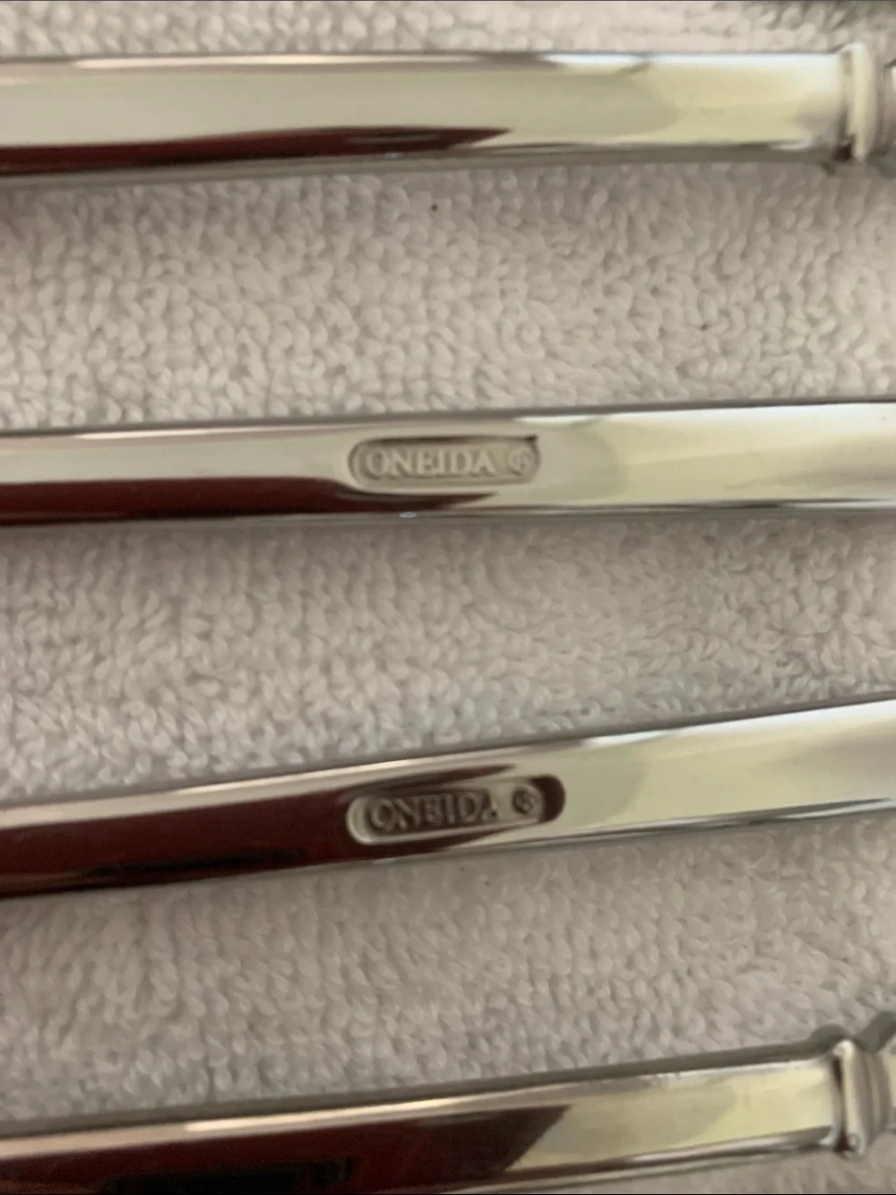 Oneida Shaker pattern Set of 12 Ice Tea Spoons SS NWOT